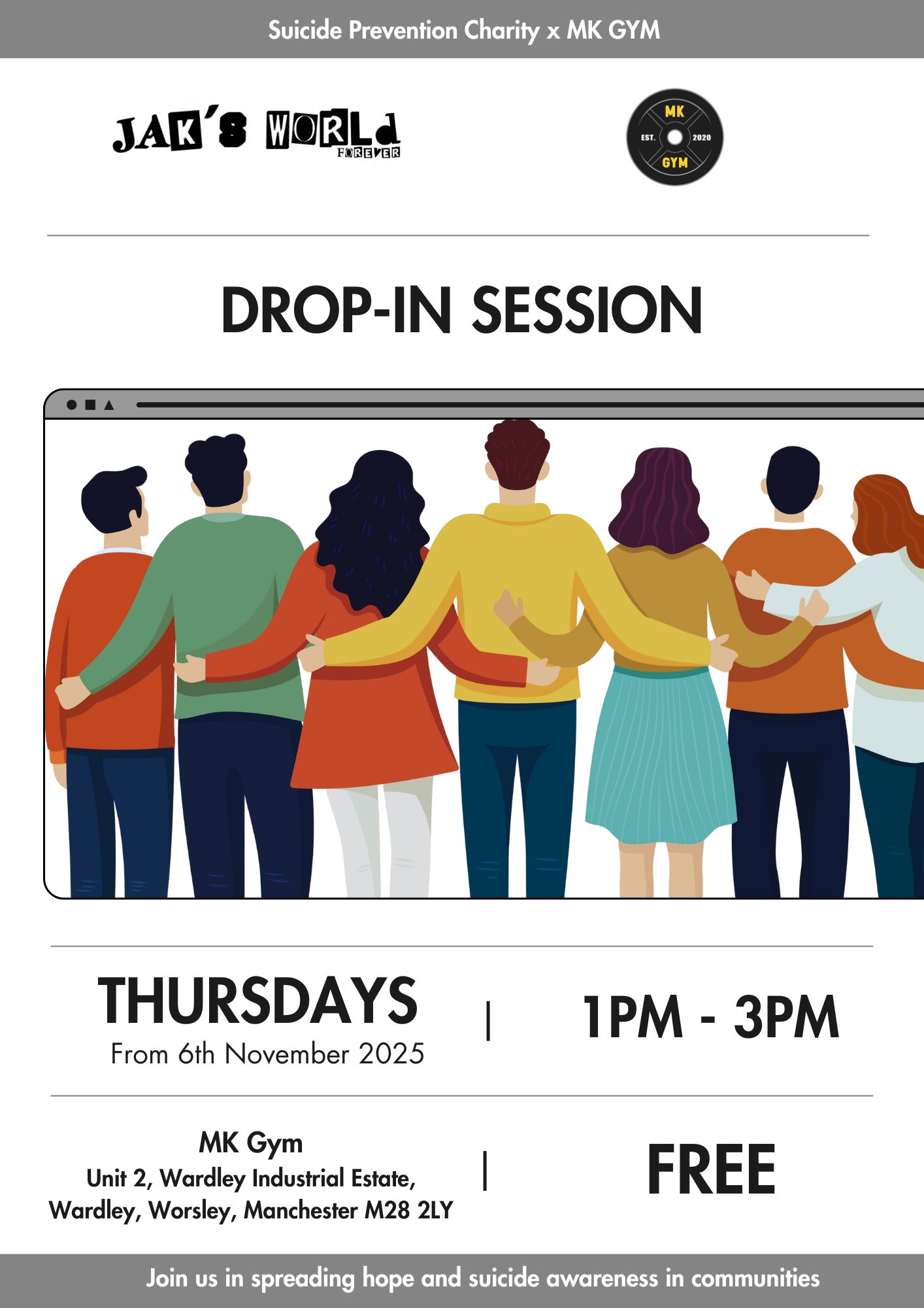 MK GYM drop in session